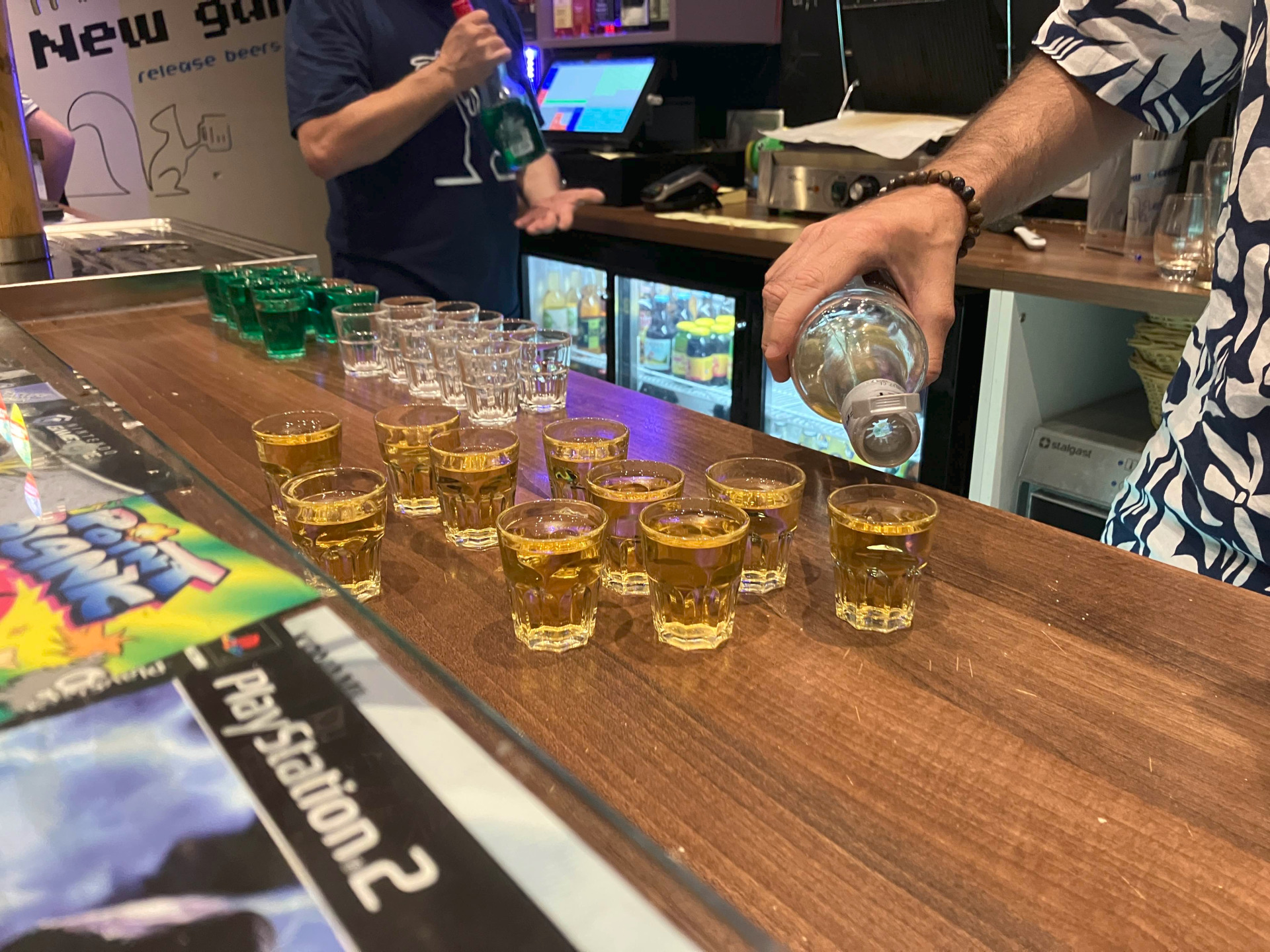 Une trentaine de shots